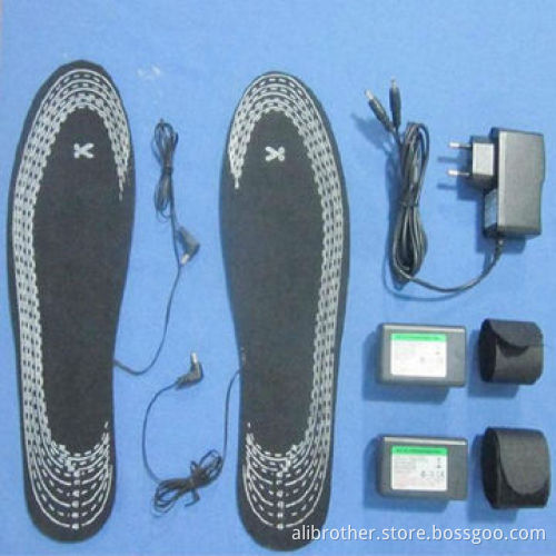 Safety 3.7V Li-ion Battery Heating Shoe Insoles